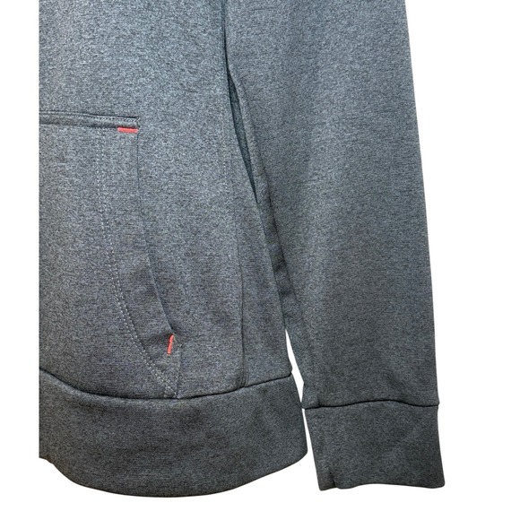 The North Face Gray Hoodie with Red Logo - Picture 7 of 10